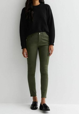 Slim fit -farkut - khaki