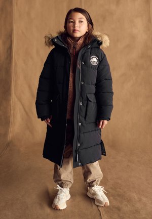 Superdry & Co EVEREST LONGLINE - Parka - black