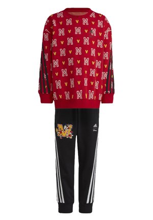 adidas Performance, DISNEY MICKEY MOUSE TRACKSUIT - Tuta - top:better scarlet/white/bold orange bottom:black/white