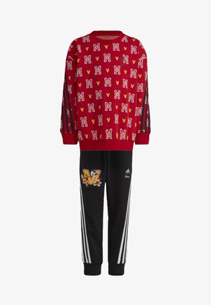adidas Performance, DISNEY MICKEY MOUSE TRACKSUIT - Tuta - top:better scarlet/white/bold orange bottom:black/white