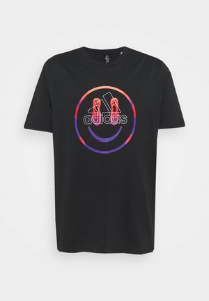 T-shirt con stampa - black