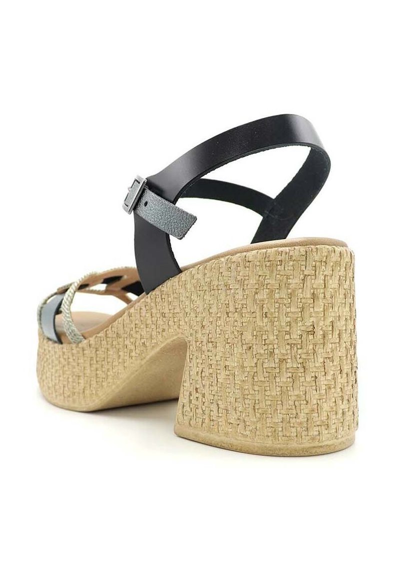 Porronet Sandalias con plataforma black/negro