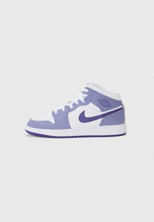 AIR JORDAN 1 UNISEX - High-top trainers - dusty amethyst/court purple/white
