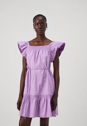 Gap Tall FLUTTER SLEEVE DRESS - Freizeitkleid - lilac surge