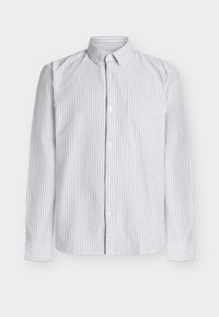 RELAXED - Πουκάμισο - white olive stripe