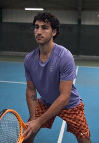 Nike Performance - COURT ADVANTAGE  - Sports T-shirt - dusty amethyst deep night Thumbnail Image 1