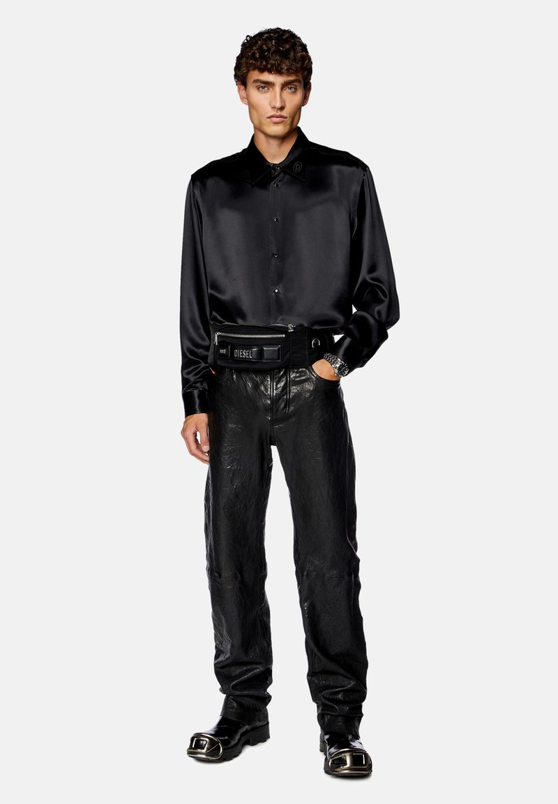 Diesel Leren broek zwart Diesel Leren broek zwart