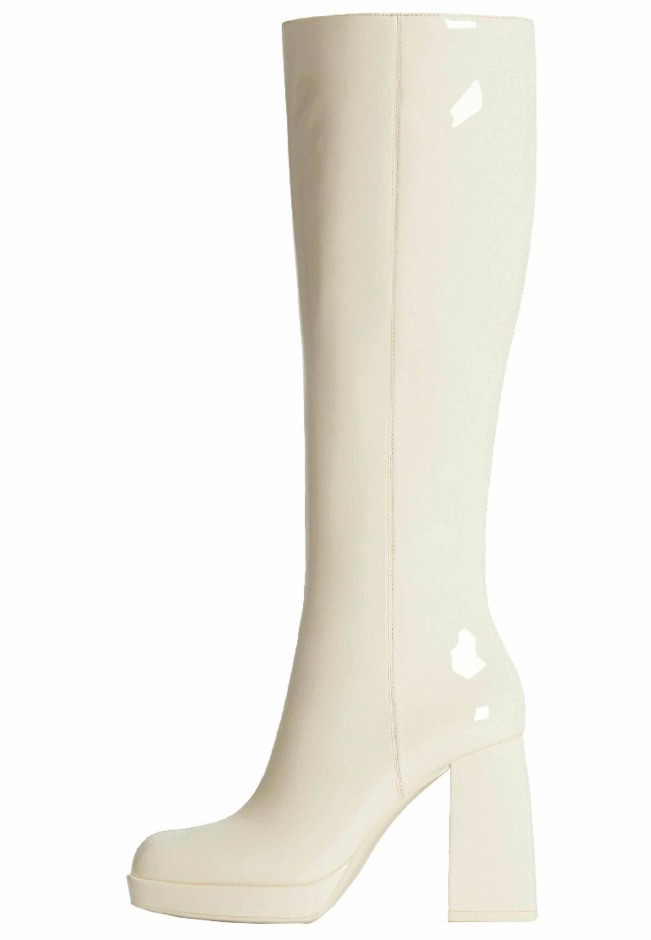 Bershka Laarzen - off-white/crème - Zalando.be
