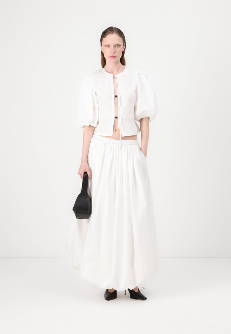 Pinko JOHNNY GONNA - Maxi skirt - bianco/white - Zalando.co.uk