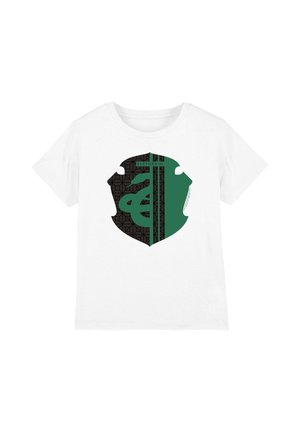 Cotton Soul, HARRY POTTER SLYTHERIN SHIELD UNISEX - Print T-shirt - white