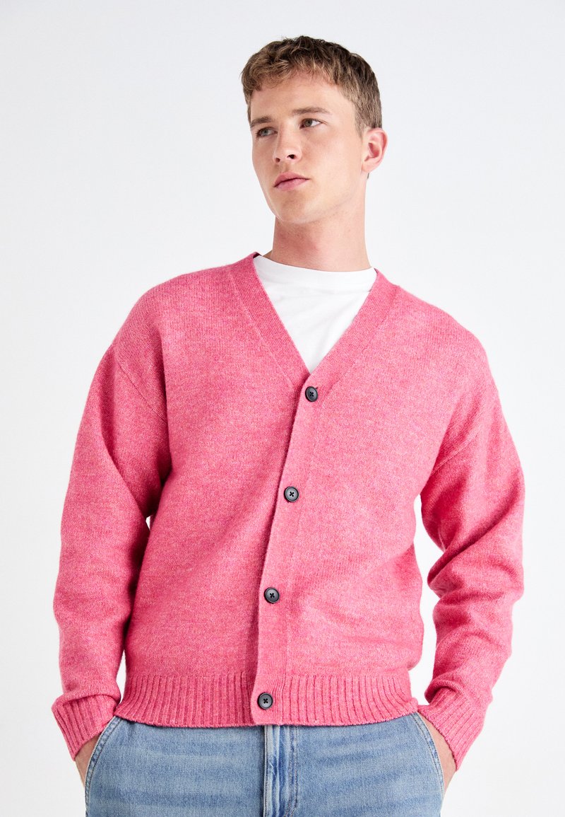 Jack & Jones JOROLLIE CARDIGAN - Cardigan - fuchsia rose