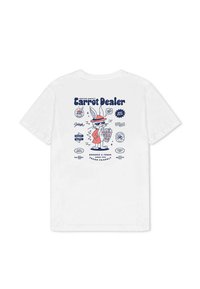 Kaotiko CARROT DEALER UNISEX - Majica kratkih rukava s printom - white