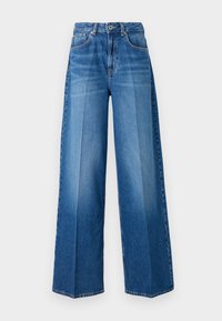 WIDE LEG JAIMY - Flared Jeans - denim