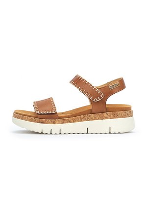 PALMA - Sandalen met sleehak - brown
