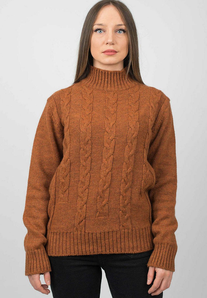 Dalle Piane Cashmere TURTLENECK - Maglione - bruciato