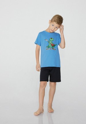 SET - Pyjama - blau blue jasper st.dino rock