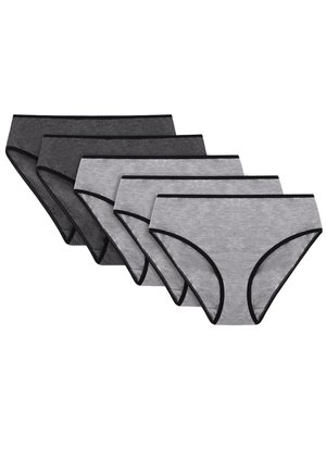5-PACK - Trusser - black elastic: grey grey grey graphite graphite