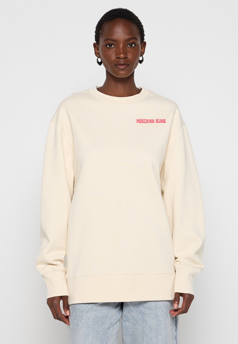 MOSCHINO JEANS Sweater crème MOSCHINO JEANS Sweater crème