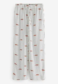 Next REGULAR FIT - BUTTON THROUGH SET  - Nattplagg set - ecru pinstripe