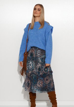 Spódnica trapezowa - dark blue