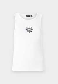 PCMAY BOXER TANK - Linne - bright white