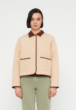 JDYPAULA QUILTED BARN SHAKET  - Veste mi-saison - humus/toffee
