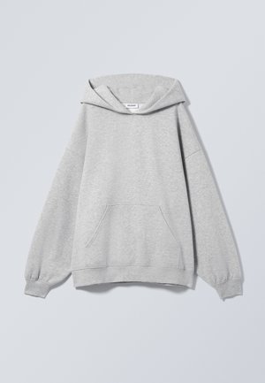 Weekday OVERSIZED - Kapuutsiga pusa - grey melange
