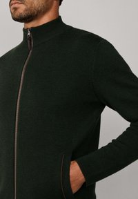 Hackett London Kardigán - hunter green