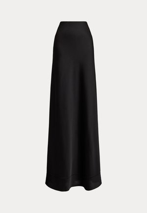 Lauren Ralph Lauren, SATIN CHARMEUSE MAXISKIRT - Jupe longue - black