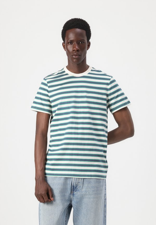 EVERYDAY SOFT CREW NOVELTY STRIPE - Print T-shirt4