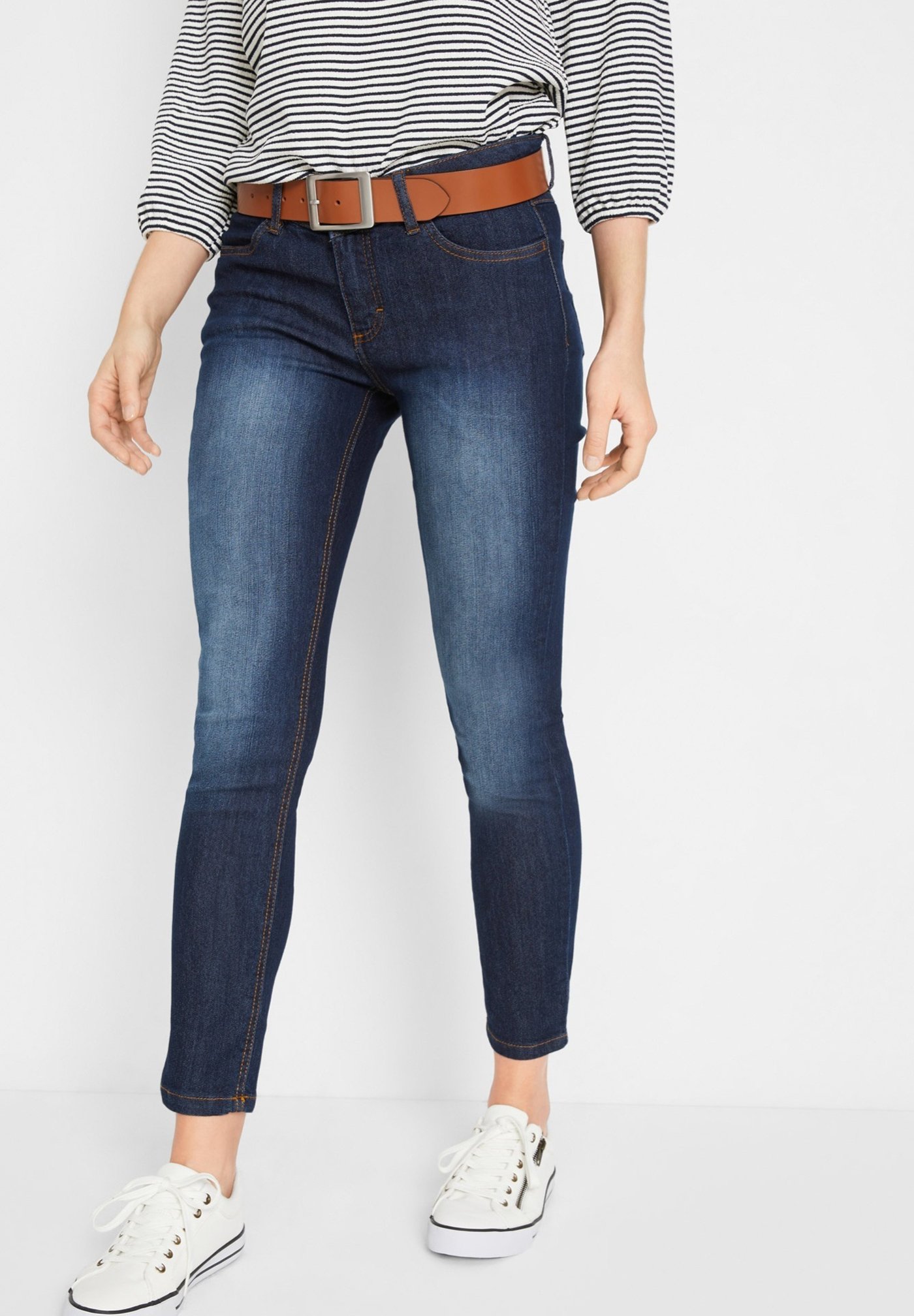bonprix Jeans slim fit - blau/blu scuro - Zalando.it