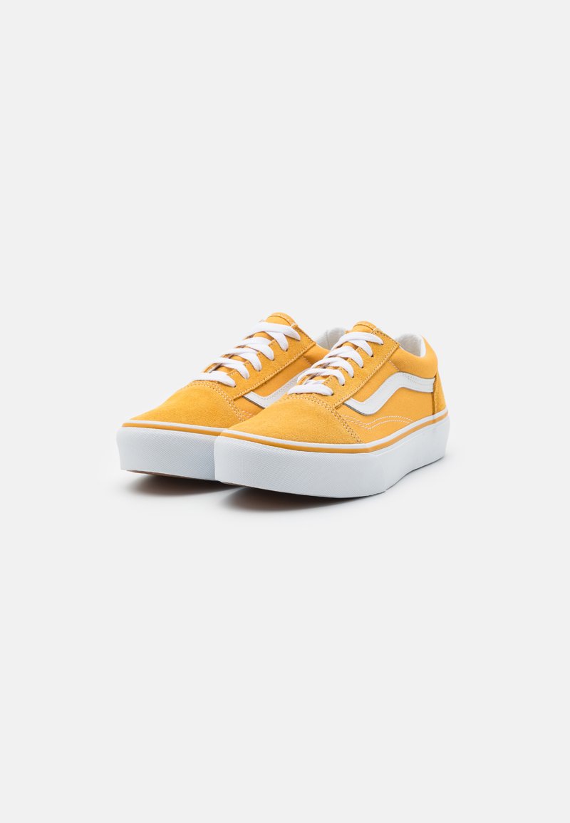 vans old skool platform yellow