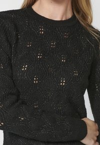Koroshi Strickpullover - black