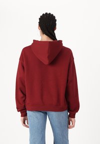 Gina Tricot BASIC ORIGINAL HOODIE - Sweatshirt - dark red