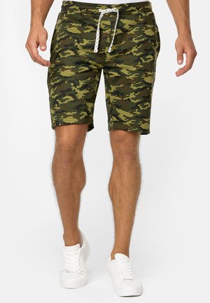 INDICODE JEANS, INDICODE JEANS SHORTS SWEAT INSTORMWIN - Jogginghose - dired camouflage