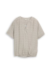 Seleccionado, soft taupe geometric minimal