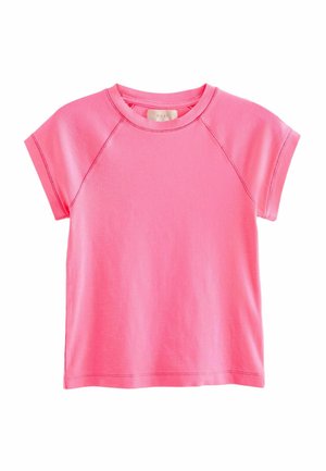 CREW NECK SHORT SLEEVE RAGLAN REGULAR FIT - T-shirt - bas - fluro pink