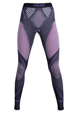 UYN STRUMPFHOSEN EVOLUTYON UW - Leggings - Strümpfe - anthracite melange/raspberry/purple