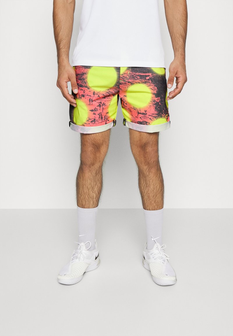 Nike Performance HERITAGE SHORT PRINTED Sports shorts volt/neon