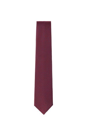 Hackett London, HACKETT LONDON TIE TINY FLOWER - Stropdas - oxblood red