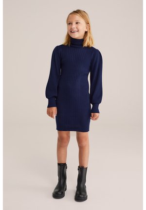 WE Fashion Džemperkleita - navy blue