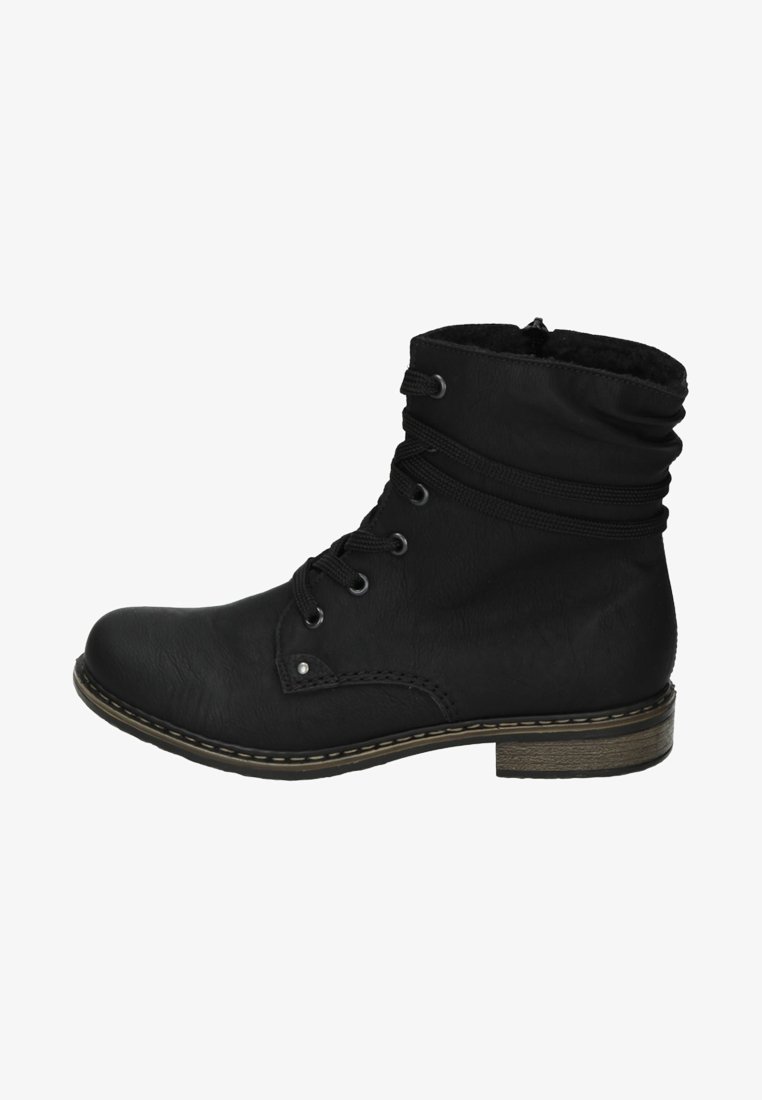 Rieker Botines con cordones - black