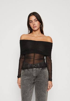 ONLY ONLMILAN OFFSHOULDER  - Μπλούζα με μακριά μανίκια - black