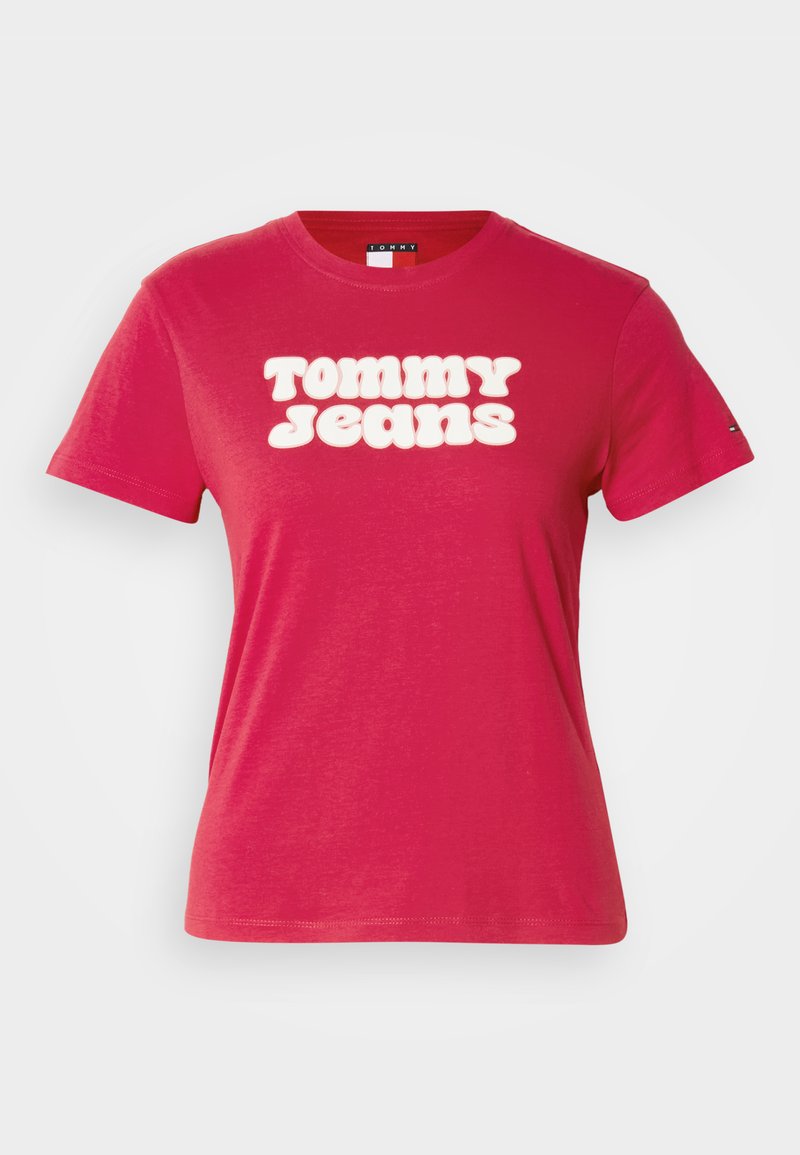 Tommy Jeans T-shirt print rood