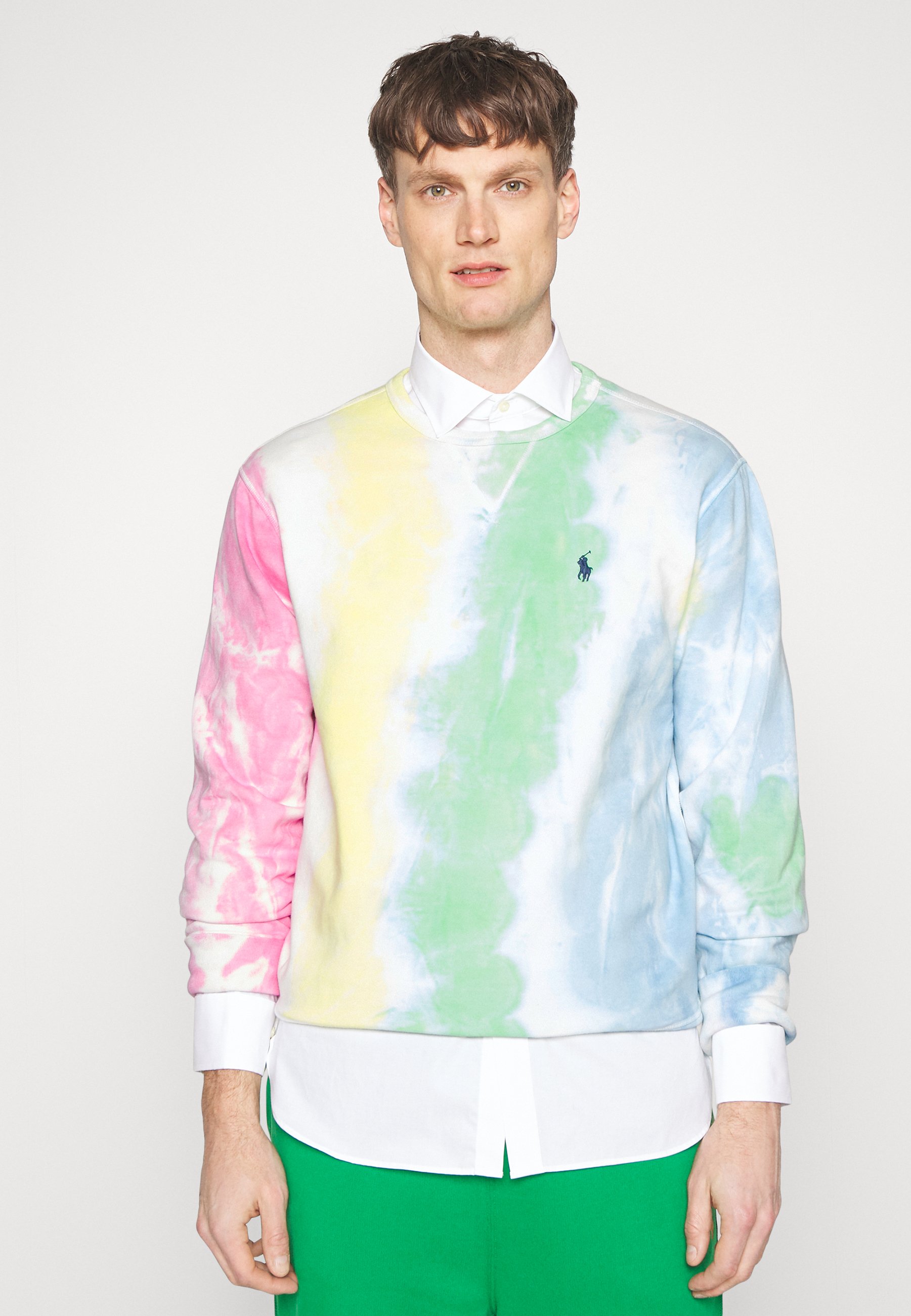 Polo Ralph Lauren TIE-DYE FLEECE SWEATSHIRT - Sudadera - tie dye  multi/multicolor - Zalando.es