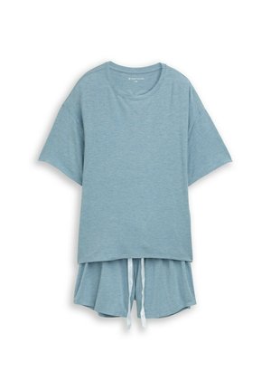 TOM TAILOR, TOM TAILOR BODYWEAR PYJAMA-SET - Nachtwäsche Set - blue-medium-melange
