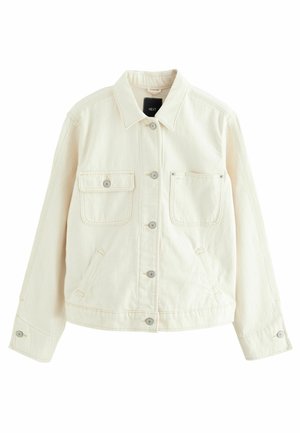 REGULAR FIT WORKER - Denim jacket - white