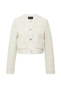 ELEGANTER MIT GLITZER - Veste légère - ecru