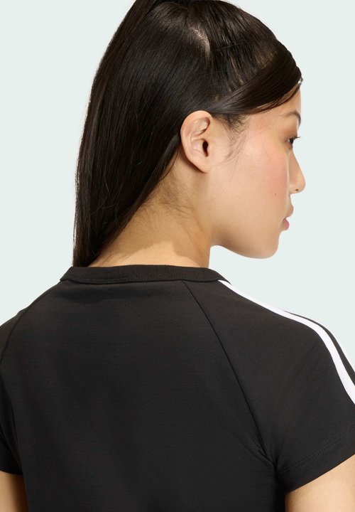 adidas SST Baby T-Shirt Asia Sizing 'White Black' (Women's) — foto 4