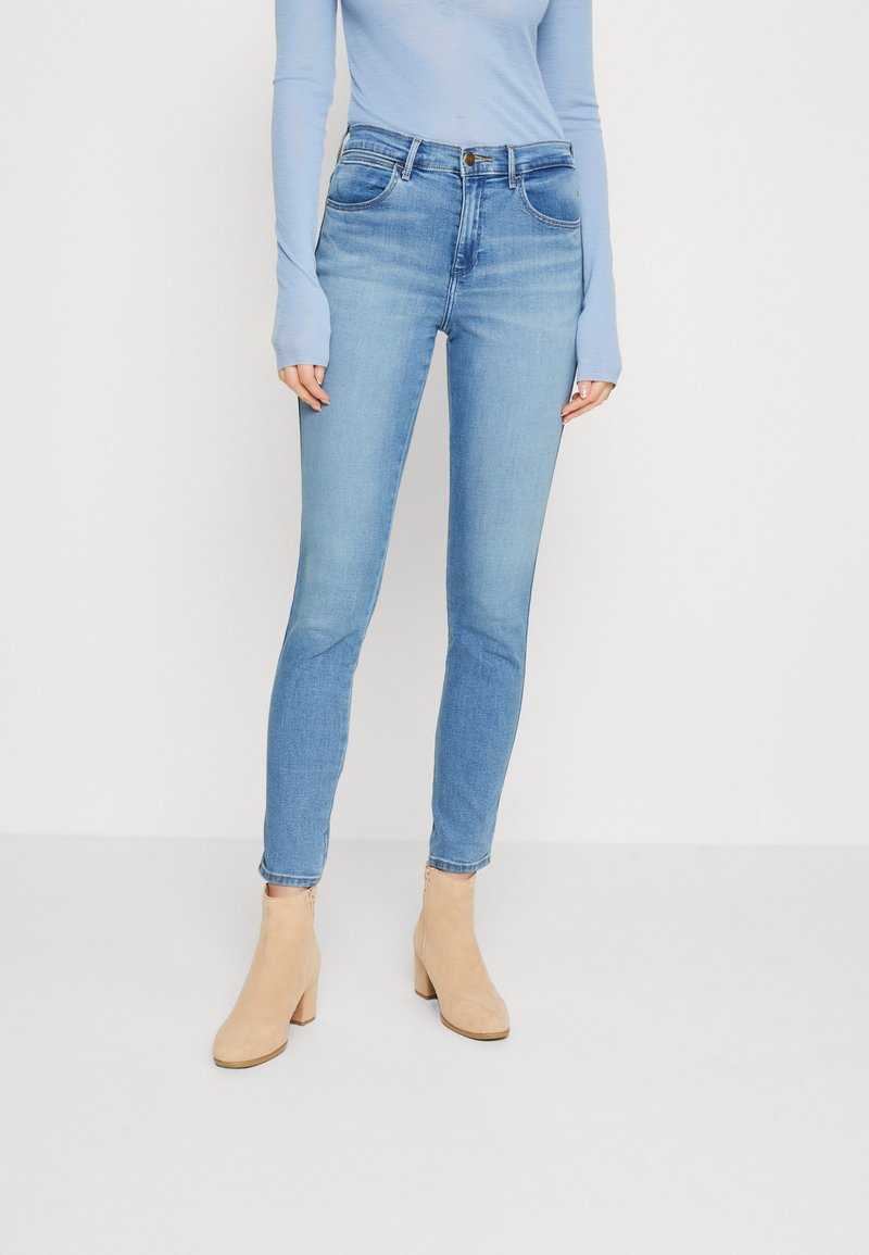 Jean Skinny Dorothy Perkins Taille 10 Jambe 30 - Dé Lavé Bleu Foncé, Occasion TB